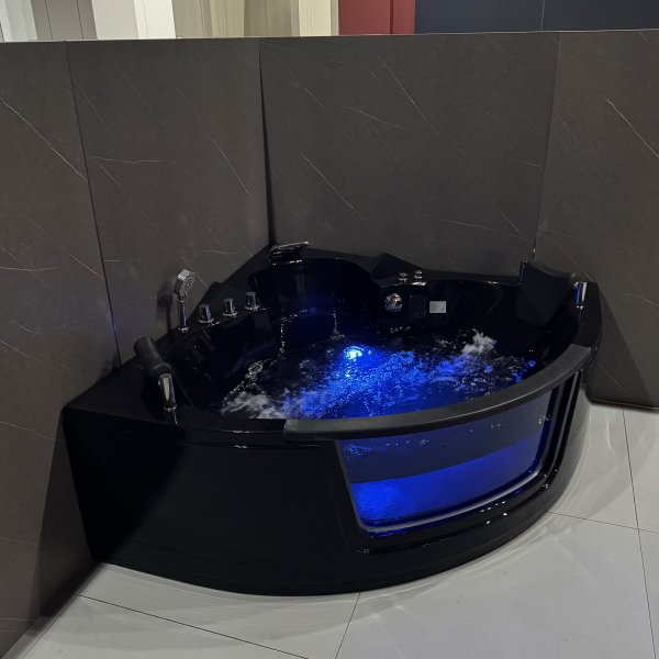 Hj�rnebadekar Kailua massasjebadekar 150 � 150 cm - Svart