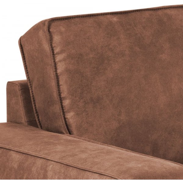 Sandö 2,5-seters sofa - Cognac øko-skinn Sandö 2,5-seters sofa - Cognac øko-skinn