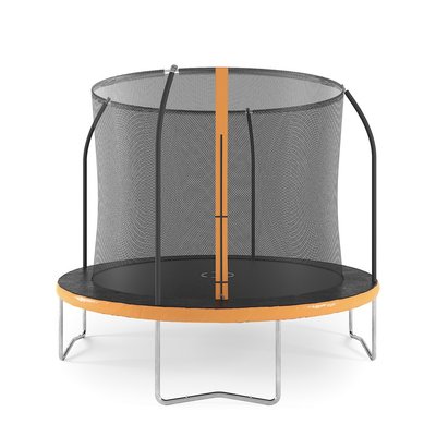 Trampoline med sikkerhetsnett - 305 cm + Stige til trampoline 185-245 cm