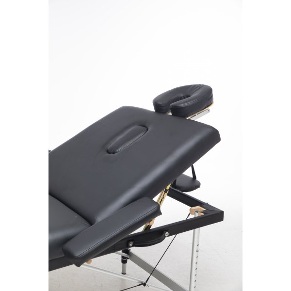 Massasjebord med metallben - 4 soner - Svart Massasjebord med metallben - 4 soner - Svart