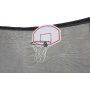 Basketkurv med ball for trampoline