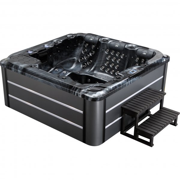 Badestamp Vivid Dreams WiFi - 5-6 personer - Svart utgave Badestamp Vivid Dreams WiFi - 5-6 personer - Svart utgave