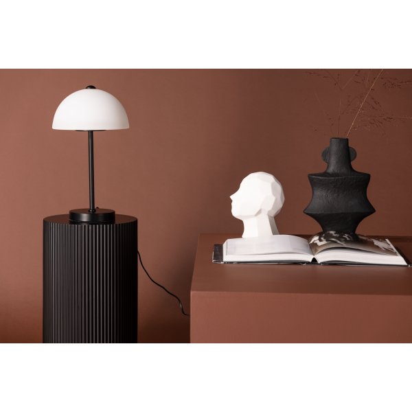 Ferrand bordlampe - Hvit/svart