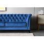 Sofa 3-seter Chesterfield Bl� - Milton