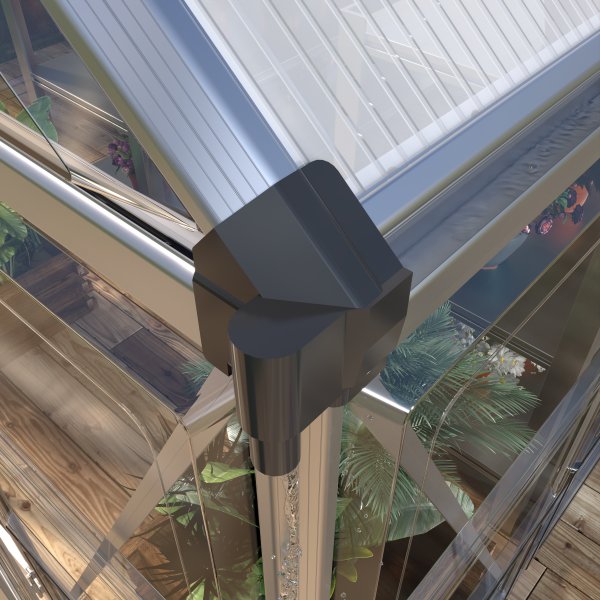 Drivhus Harmony 6,6 m� aluminium polykarbonat Gardeney