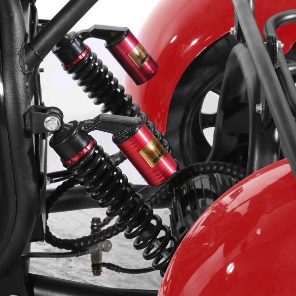 Elscooter Trehjuling - Rød 2000W + Lås kjede Elscooter Trehjuling - Rød 2000W + Lås kjede