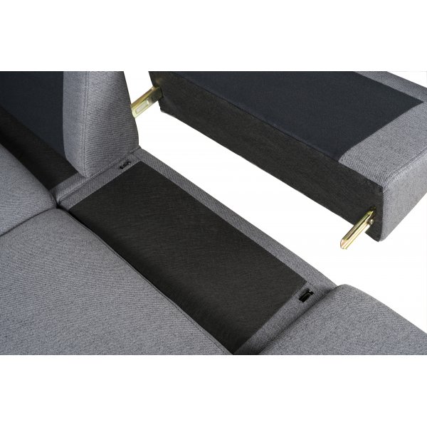 Divansofa 242 cm Gr� - Solna