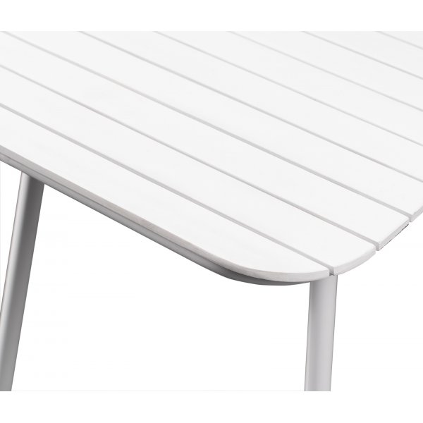 Utebord 180 cm hvitt - Holmsund + Rengjringsspray for utembler