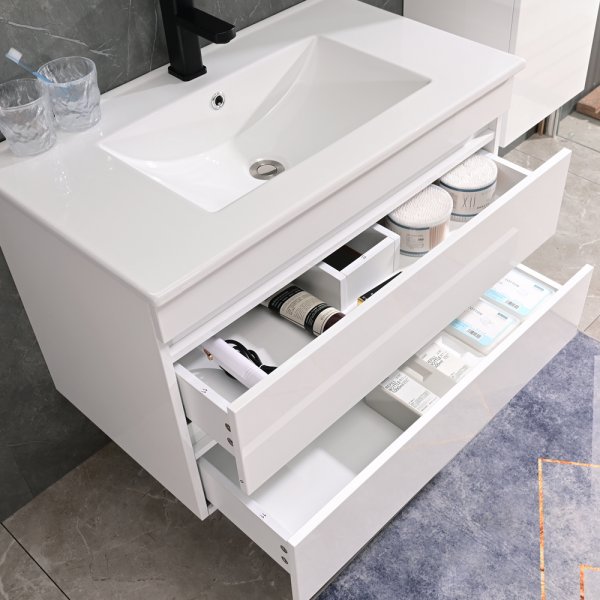 Baderomsm�bler Valencia - Hvit + Toalettpapirholder