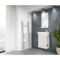 Minimo møbelpakke 45 hvit/beige med speil Minimo møbelpakke 45 hvit/beige med speil