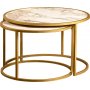Tambur settbord 66x43 | 80x50 cm - Gull/hvit marmor Tambur settbord 66x43 | 80x50 cm - Gull/hvit marmor