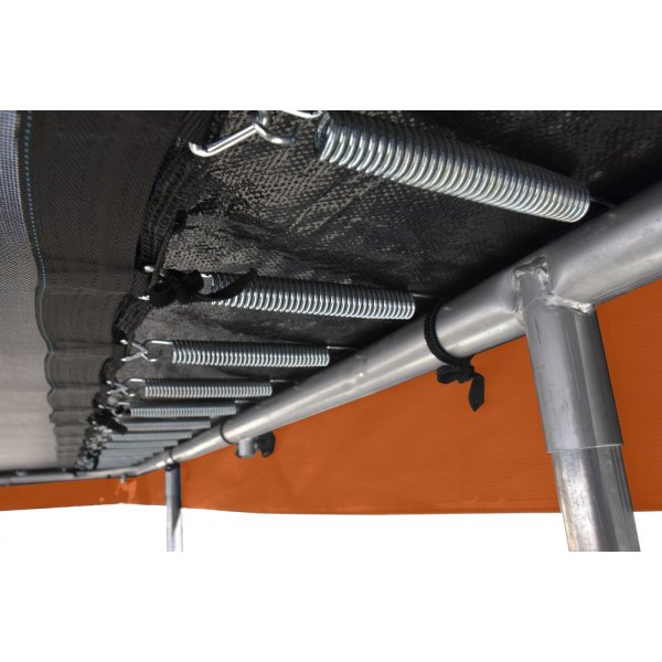 Rektangulær trampoline med sikkerhetsnett - 366 x 244 cm + Jordanker 40 cm - 4 stk Rektangulær trampoline med sikkerhetsnett - 366 x 244 cm + Jordanker 40 cm - 4 stk