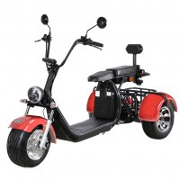 Elscooter Trehjuling - Rød 2000W Elscooter Trehjuling - Rød 2000W