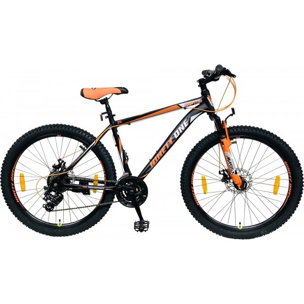 Terrengsykkel 26\\\" Raptor Steel - Svart/oransje + Sykkells