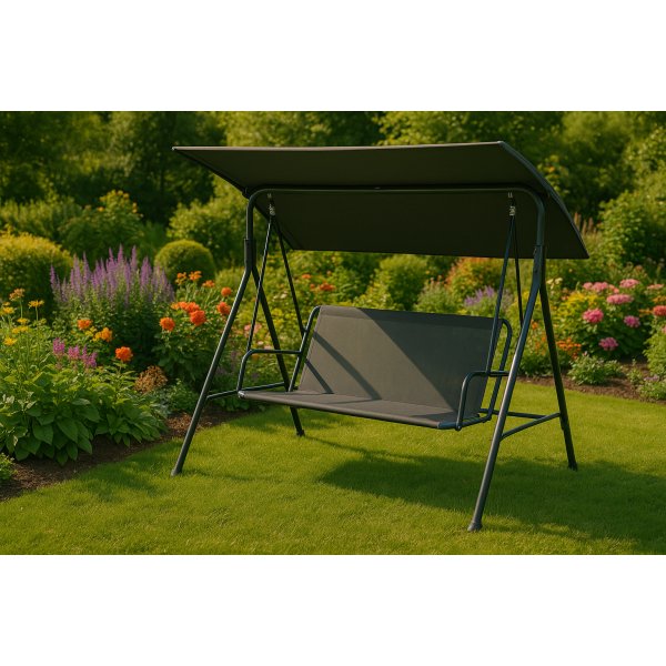 Hammr svart hengekye huske