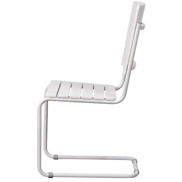 Holmsund stabelbar stol uten armlener - Hvit