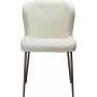 1 Glam spisestuestol bouclé / antikk messing