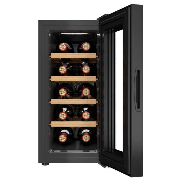 Vinkj�ler 10 flasker | Ekstra stilleg�ende | LED-belysning | 26,5 cm smal