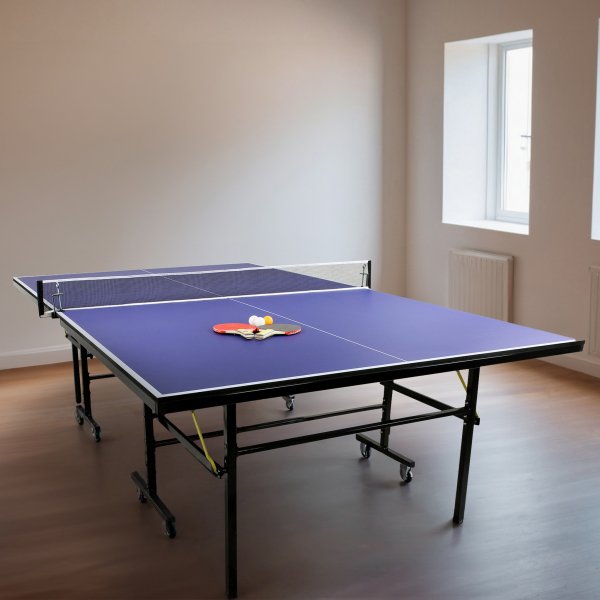 Bordtennisbord | Inkl. nett, racket og baller | Sammenleggbar | TTB02