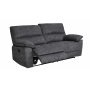 2-seters lenestolsofa ekstra bred i gr�tt - 197 cm