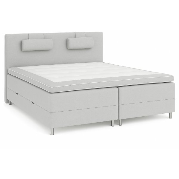 Dobbeltseng Accent 180 cm - Lys gr�