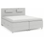 Dobbeltseng Accent 180 cm - Lys gr�