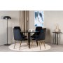 1 Paradis spisebord 100 cm - Svart