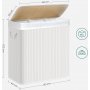 Carolin skittentøyskurv 150 l - Hvit Carolin skittentøyskurv 150 l - Hvit