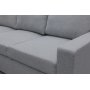 Hjørnesofa Belissa med sengefunksjon og oppbevaring - 235x235 cm - mørkegrå Hjørnesofa Belissa med sengefunksjon og oppbevaring - 235x235 cm - mørkegrå