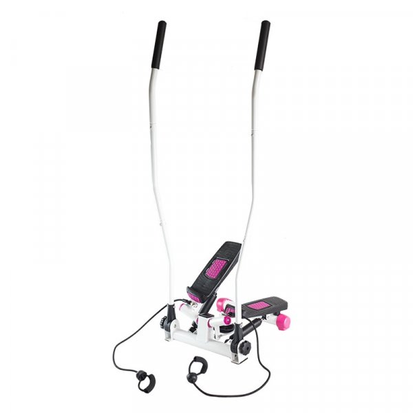 Steppmasking - Med treningsbånd og treningdatamaskin (svart-rosa S3085) Steppmasking - Med treningsbånd og treningdatamaskin (svart-rosa S3085)