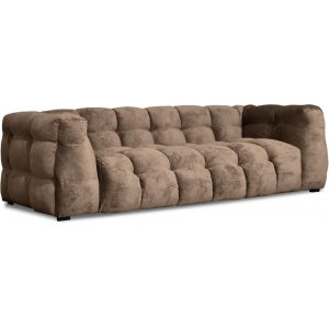 Bill 3-seters sofa - brun chenille (Milton New 04)