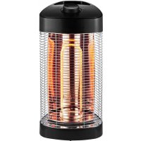 Terrassevarmer stående - 600-1200W - Svart Terrassevarmer stående - 600-1200W - Svart