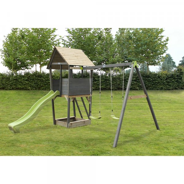 Leketårn Aksent med to huskeseter Leketårn Aksent med to huskeseter