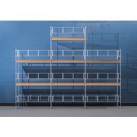 Stillas HAKI Ramme 9x6 m + gavltopp - Aluminium Stillas HAKI Ramme 9x6 m + gavltopp - Aluminium