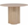 Spisebord rundt 110 cm hvitvasket - Olivia Spisebord rundt 110 cm hvitvasket - Olivia