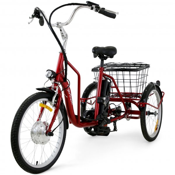 Trehjuls elsykkel | 6 gir Shimano | 250W 10,4Ah | Metallic rd