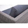 Norrhult utembelgruppe 3-seter sofa inkl. fotskammel & bord - Gr kunstrotting