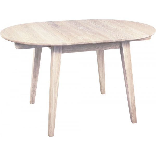 Spisebord Genova uttrekkbart 90-130x90 cm hvitvasket eik