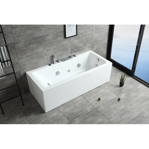 Badekararmatur uten kant - Lyra - Krom