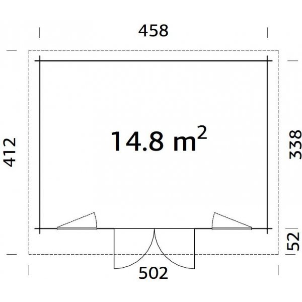 Fribod Bret - 14,8 m² Fribod Bret - 14,8 m²