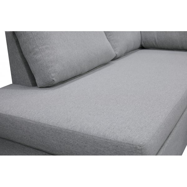 U-formet sofa med oppbevaring 367 cm grå U-formet sofa med oppbevaring 367 cm grå