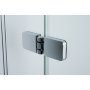 Free Line dusjdr - 6mm glass (gavl og dr H 195 cm)