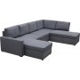 Sovesofa U-formet mørkegrå - Dream Sovesofa U-formet mørkegrå - Dream