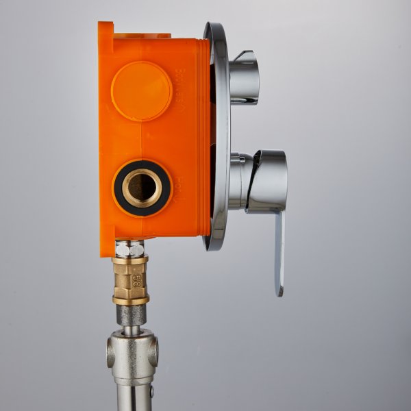 Dusjbatteri Violet - Krom