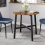 Spisebord Ø80 cm - Brun/svart Spisebord Ø80 cm - Brun/svart