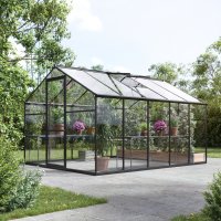 Drivhus Titan med herdet glass - 7,8 m² Drivhus Titan med herdet glass - 7,8 m²