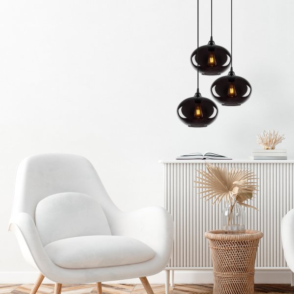 Smoke taklampe 51 - Sort Smoke taklampe 51 - Sort