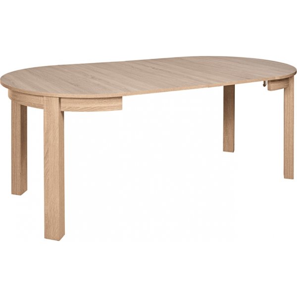 Bernardin spisebord 95-195 x 95 cm - Riviera eik Bernardin spisebord 95-195 x 95 cm - Riviera eik