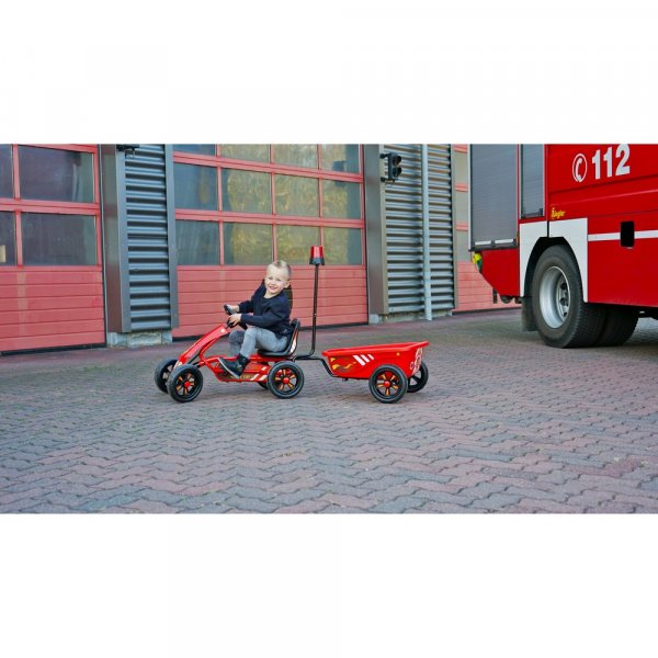 Tråkkebil Foxy Fire + tilhenger Tråkkebil Foxy Fire + tilhenger