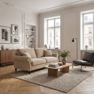 Sofa Memo 3-seter - Lys f�flekk